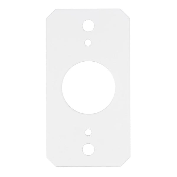 Center Sub Plate, 1 Gang, Rectangular, Steel